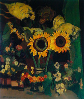 KS 1999 007
<br/>
Stilleven met zonnebloemen
<br/>
<em>Jong, Germ de (1886-1967)</em>